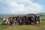 Участники профильного экологического лагеря Золотые горы